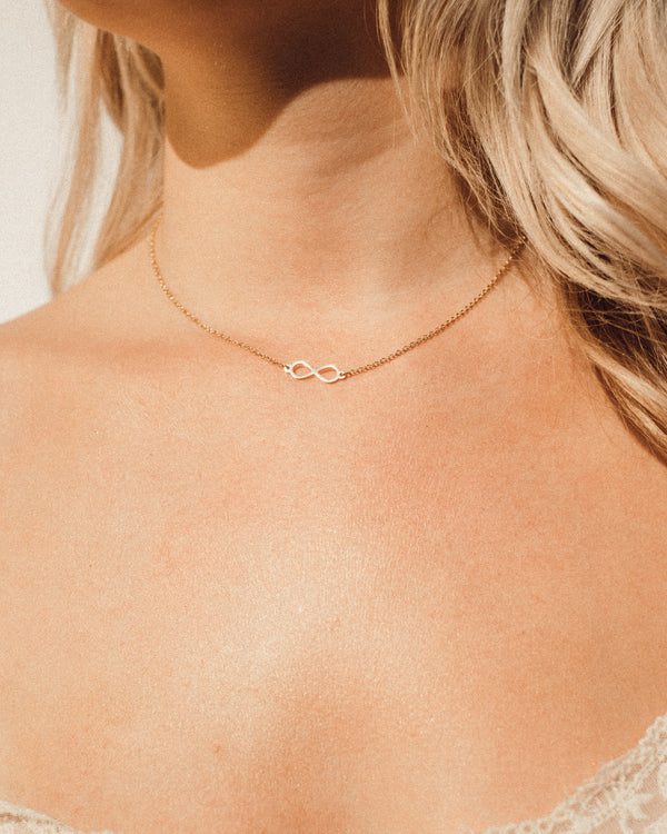 'We Are Infinite' Gold-Plated Infinity Lumiela Necklace