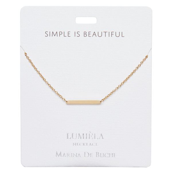 Gold Marina De Buchi Necklace Initial Necklace Lumiela