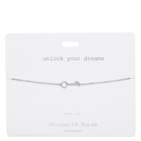 ‘Unlock Your Dreams’ Luxe Key Freedom Bracelet - Main Image
