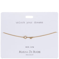 ‘Unlock Your Dreams’ Luxe Key Freedom Bracelet