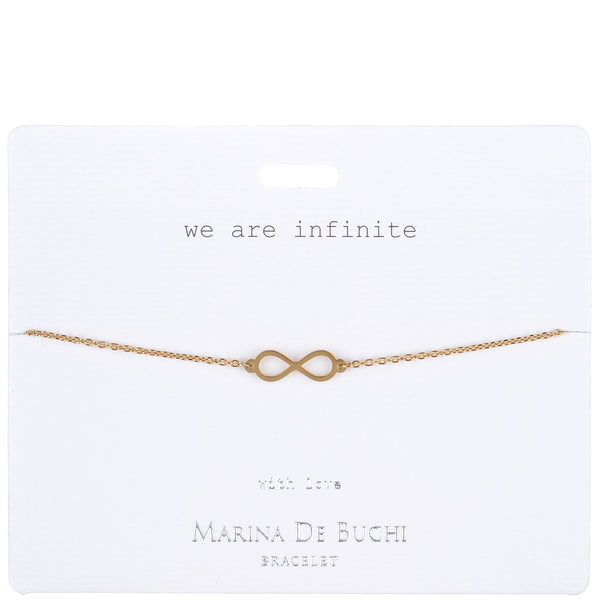 ‘We are Infinite’ Gold-Plated Eternity Bracelet *PRE-ORDER*