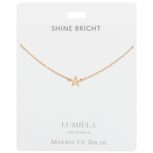 'Shine Bright' Gold Star Necklace