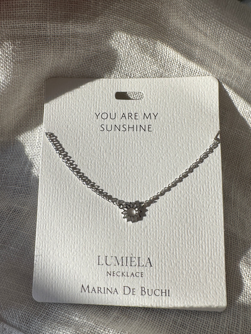 'You Are My Sunshine' Dainty Sun Necklace - Available in Gold Plated + Silver