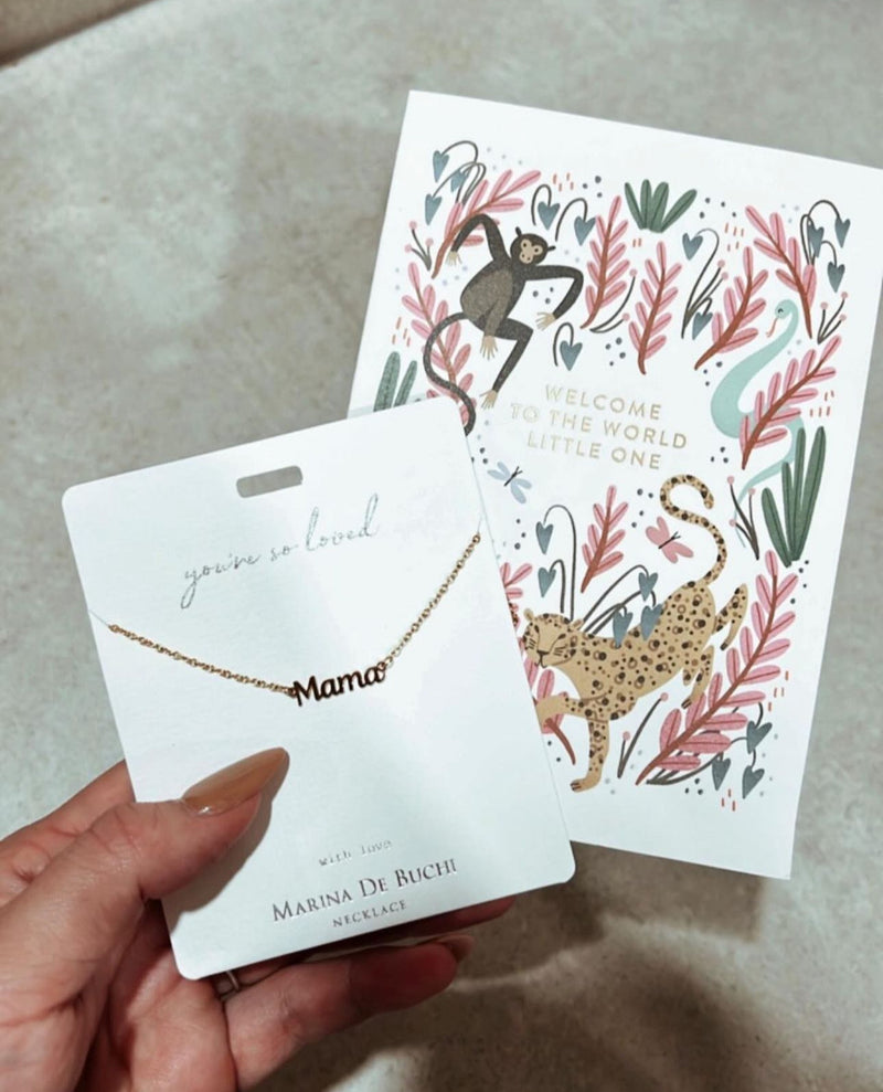 'Mama' Luxe Script Necklace/Bracelet