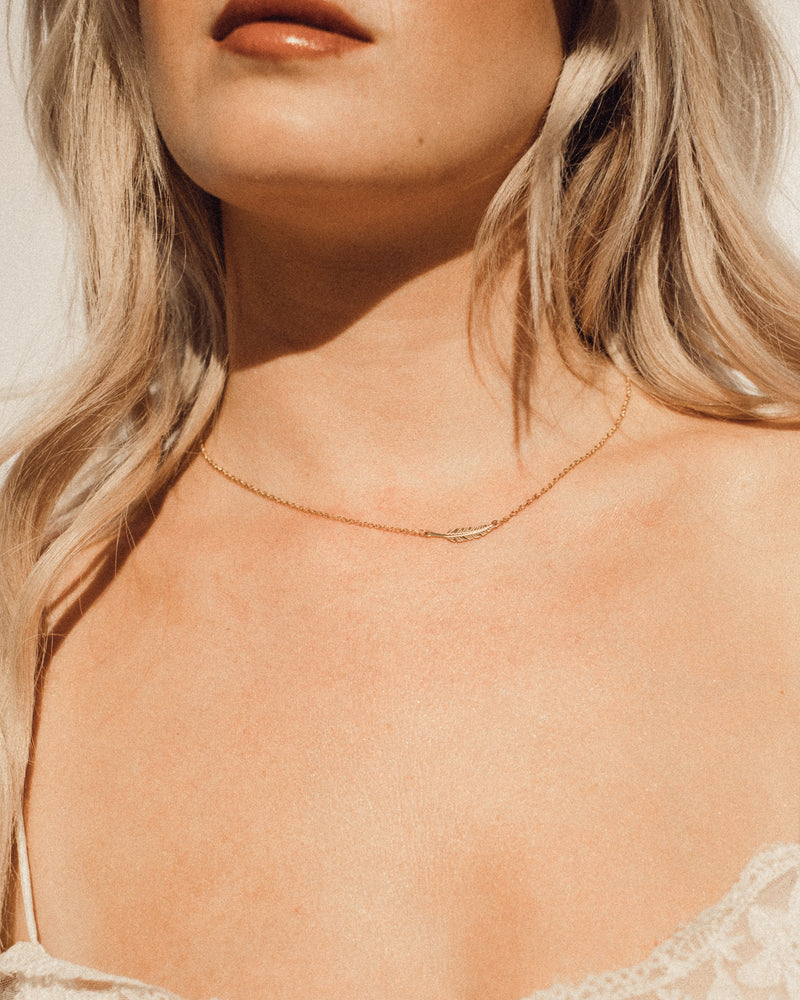 'Spread Your Wings' Feather Necklace
