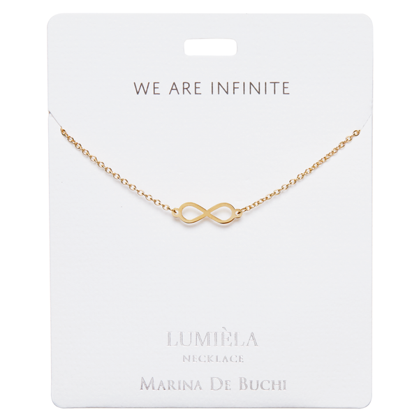 'We Are Infinite' Gold-Plated Infinity Lumiela Necklace *PRE-ORDER*