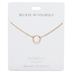 'Believe in Yourself' Gold-Plated Lumiela Necklace *PRE ORDER*