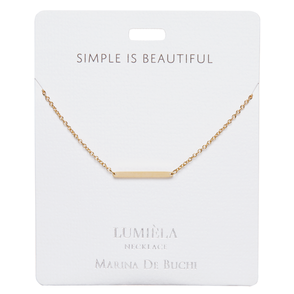 'Simple is Beautiful' Gold-Plated Necklace *PRE-ORDER*