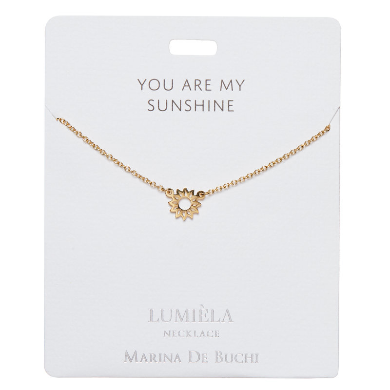 You Are My Sunshine Lumiela Necklace PRE ORDER Marina De Buchi