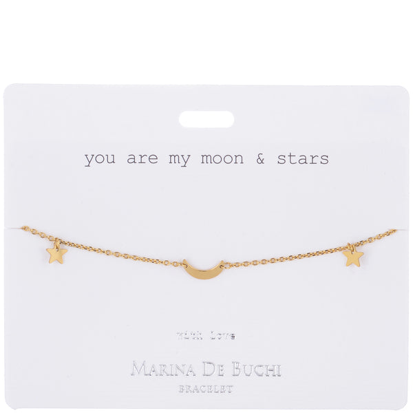 'Moon and Stars' Luxe Freedom Bracelet  *PRE-ORDER*