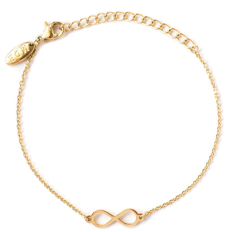 ‘We are Infinite’ Gold-Plated Eternity Bracelet
