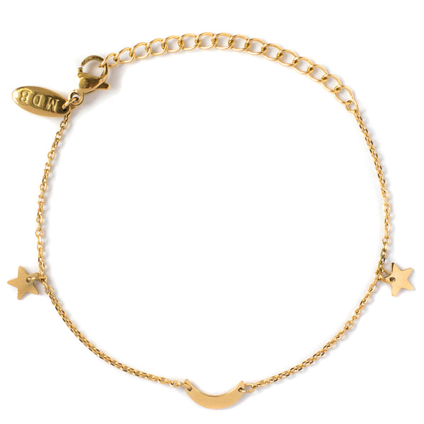 'Moon and Stars' Luxe Freedom Bracelet *PRE-ORDER* – Marina De Buchi