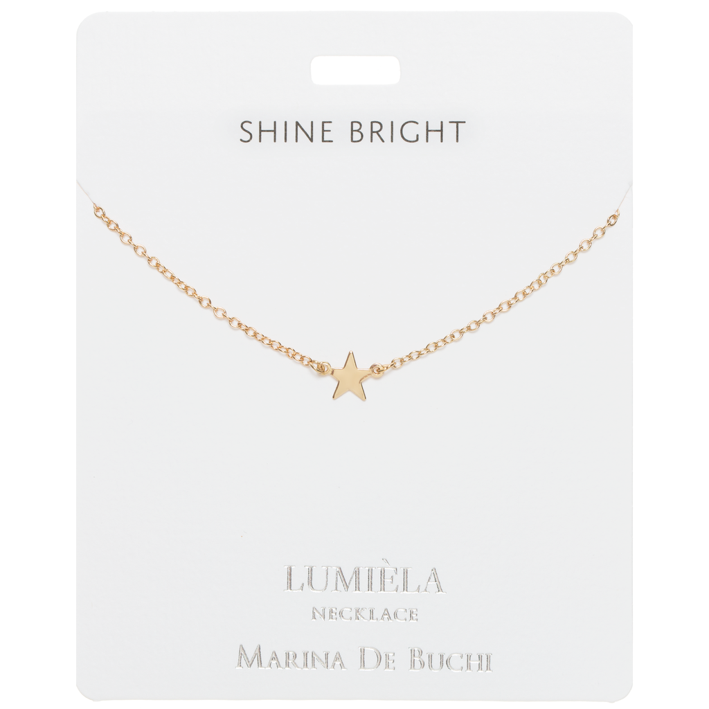 'Shine Bright' Gold Star Necklace