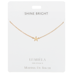 'Shine Bright' Gold Star Necklace