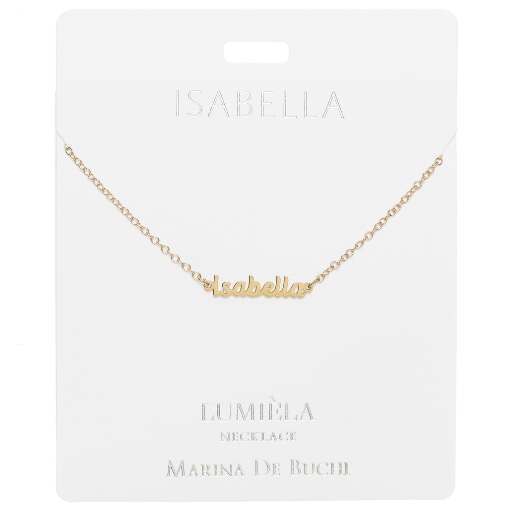 Marina de 2025 buchi name necklace