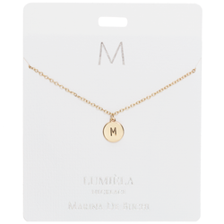 Lumiela initial necklace deals
