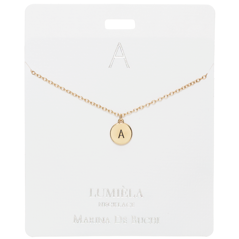 Initial Letter Necklace Bespoke Jewelry PRE ORDER Marina De Buchi